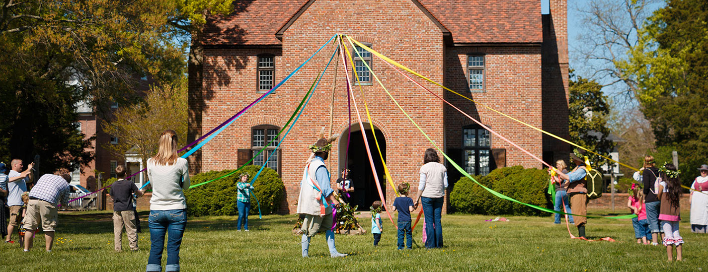 May Day celebration in Historic St. Mary's City